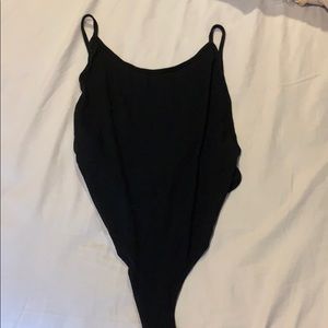 Perfect high thigh, low back body suit